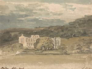 Abbazia di Rievaulx, Yorkshire da Thomas Girtin